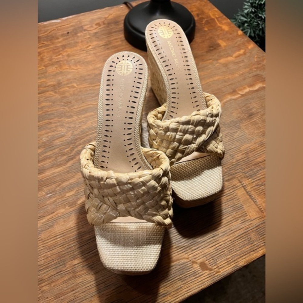 Antonio Melani Espadrilles‎ Sandals NWT, Size 9.5